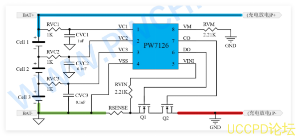 三節鋰電池充放電保護芯片IC方案，助力産品快速上市